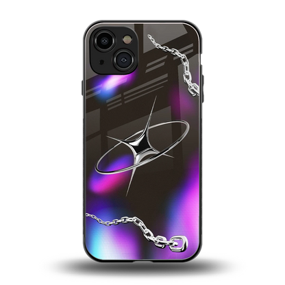 Star Luxe back phone cover | glass case for iphone 15