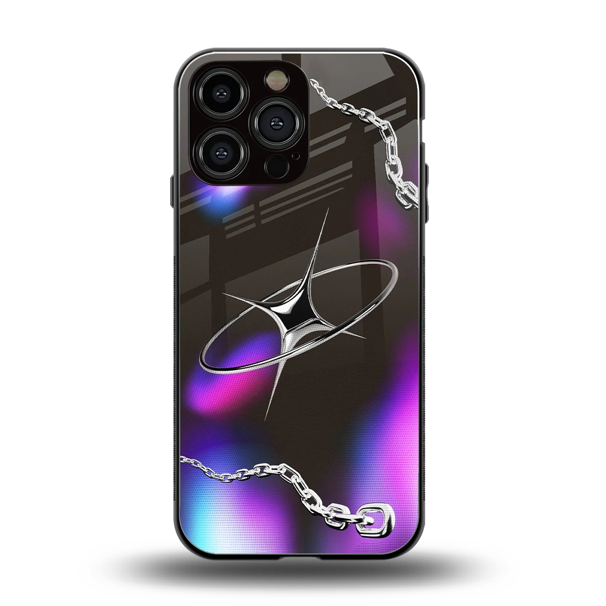 Star Luxe back phone cover | glass case for iphone 16 pro max