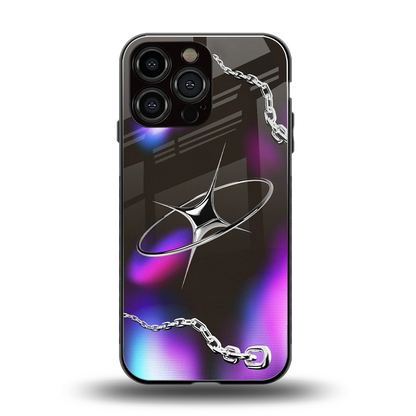 Star Luxe back phone cover | glass case for iphone 16 pro max
