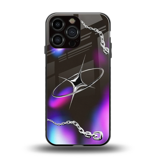Star Luxe back phone cover | glass case for iphone 16 pro max