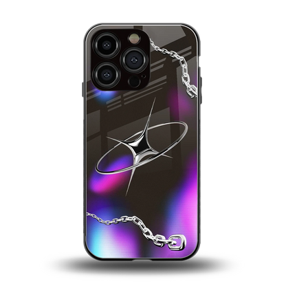 Star Luxe back phone cover | glass case for iphone 16 pro