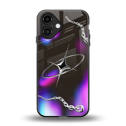 Star Luxe back phone cover | glass case for iphone 16