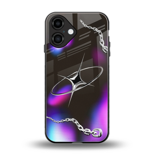 Star Luxe back phone cover | glass case for iphone 16