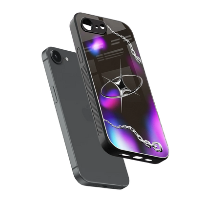 Star Luxe sleek iphone 17e cover with tempered glass back and TPU edges