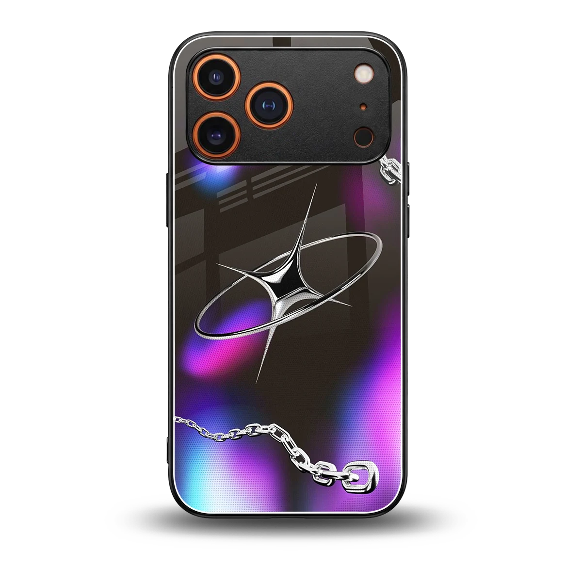 Star Luxe back phone cover | glass case for iphone 17 pro