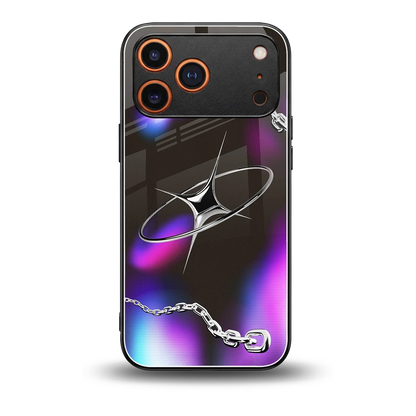 Star Luxe back phone cover | glass case for iphone 17 pro
