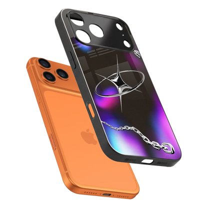 Star Luxe sleek iphone 17 pro cover with tempered glass back and TPU edges