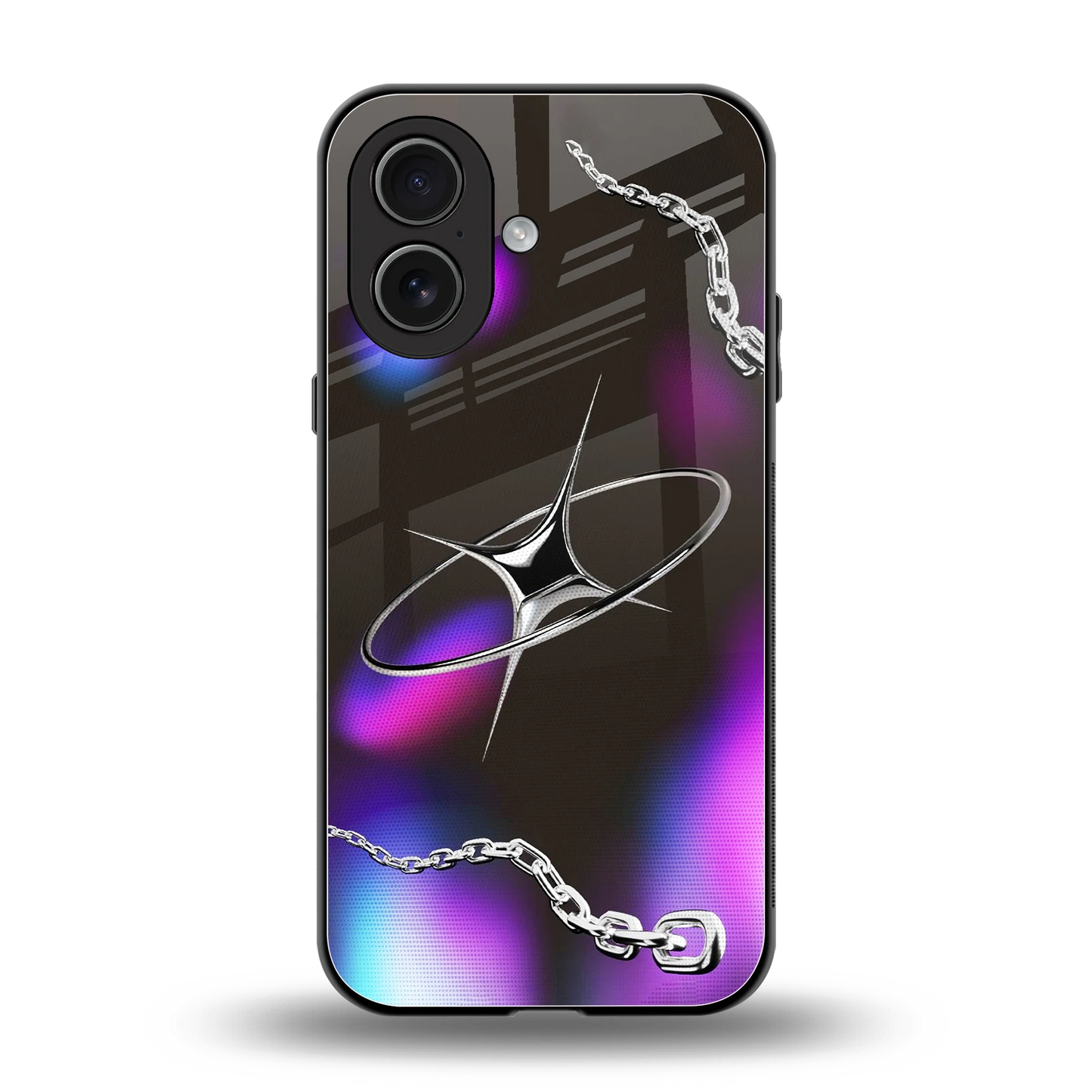Star Luxe back phone cover | glass case for iphone 17