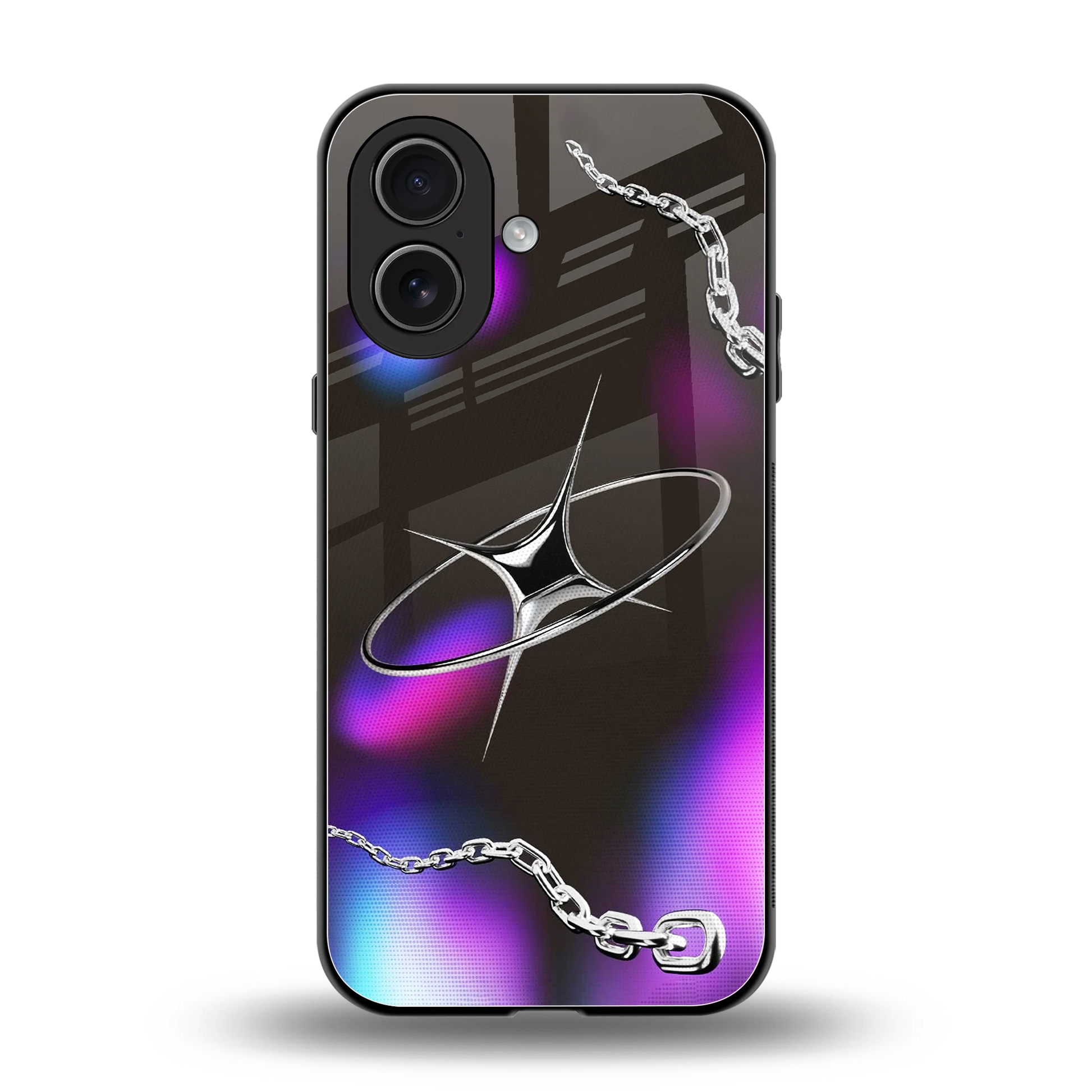 Star Luxe back phone cover | glass case for iphone 17