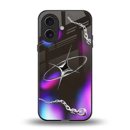 Star Luxe back phone cover | glass case for iphone 17