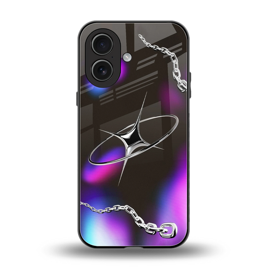 Star Luxe back phone cover | glass case for iphone 17
