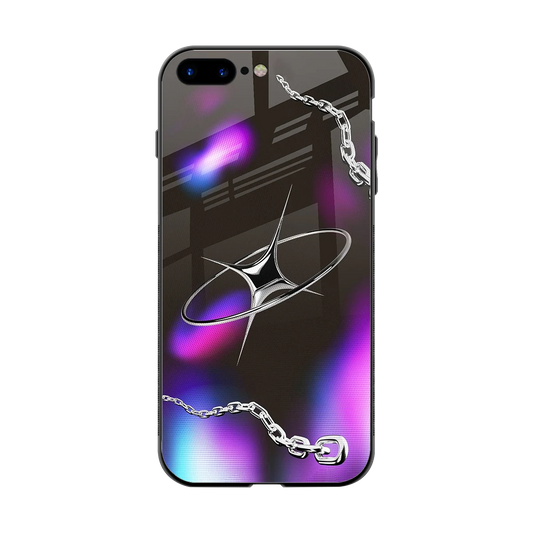 Star Luxe back phone cover | glass case for iphone 8 plus