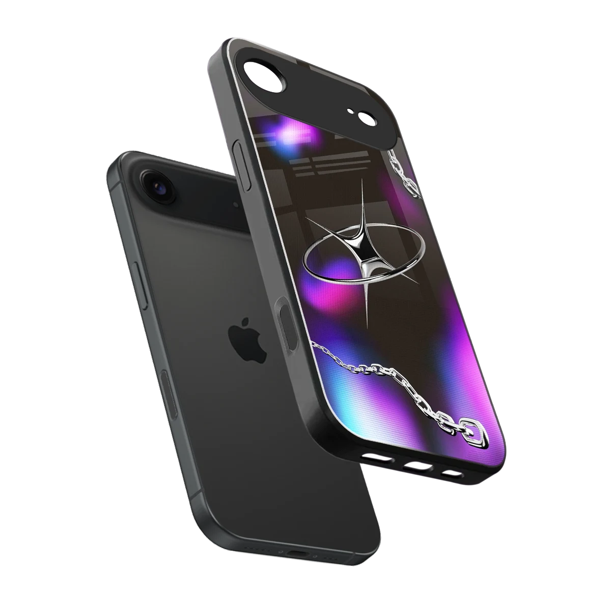 Star Luxe sleek iphone air cover with tempered glass back and TPU edges