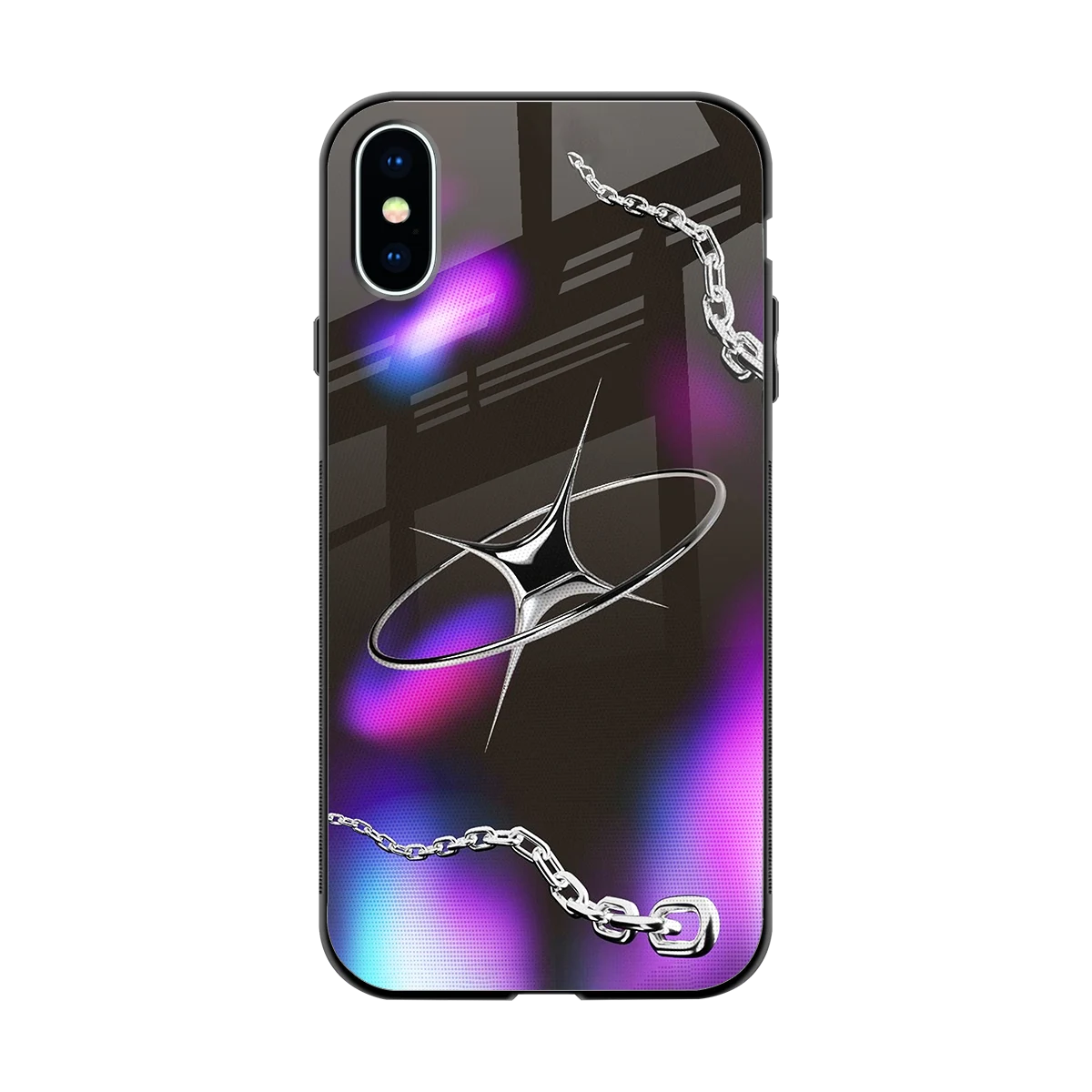 Star Luxe back phone cover | glass case for iphone xs