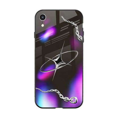 Star Luxe back phone cover | glass case for iphone xr