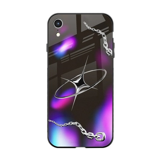 Star Luxe back phone cover | glass case for iphone xr