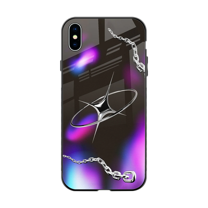 Star Luxe back phone cover | glass case for iphone xs max