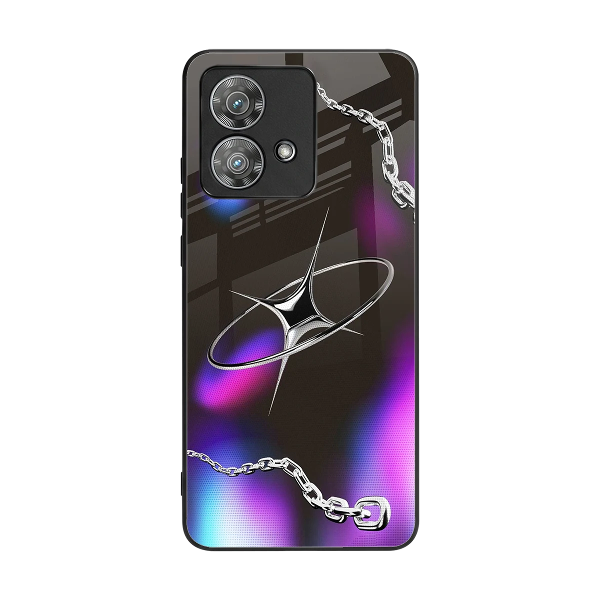 Star Luxe back phone cover | glass case for motorola edge 40 neo 5g