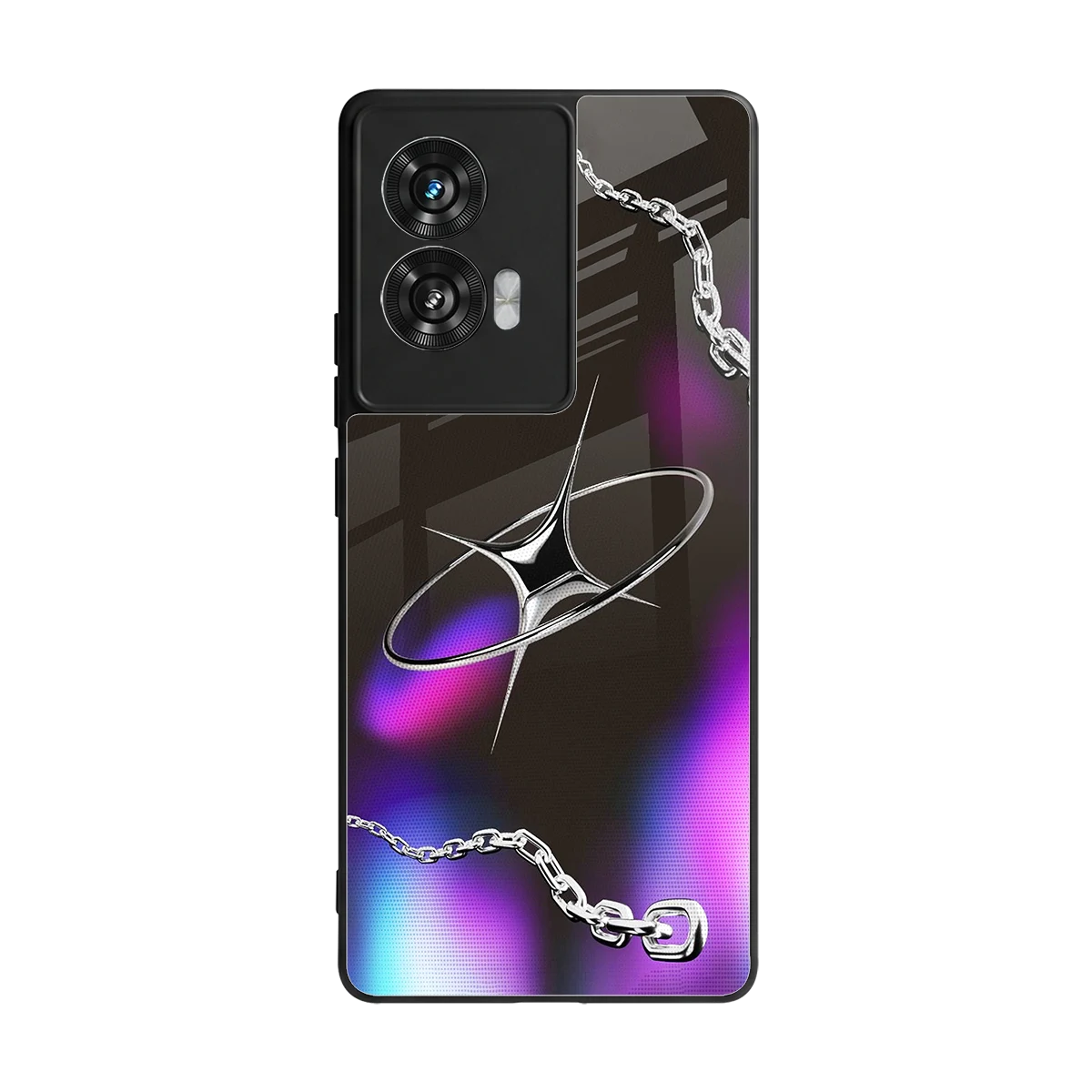 Star Luxe back phone cover | glass case for motorola edge 50 fusion