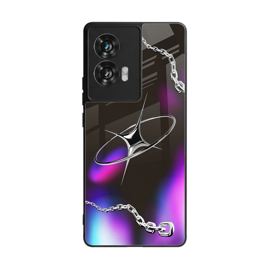 Star Luxe back phone cover | glass case for motorola edge 50 fusion
