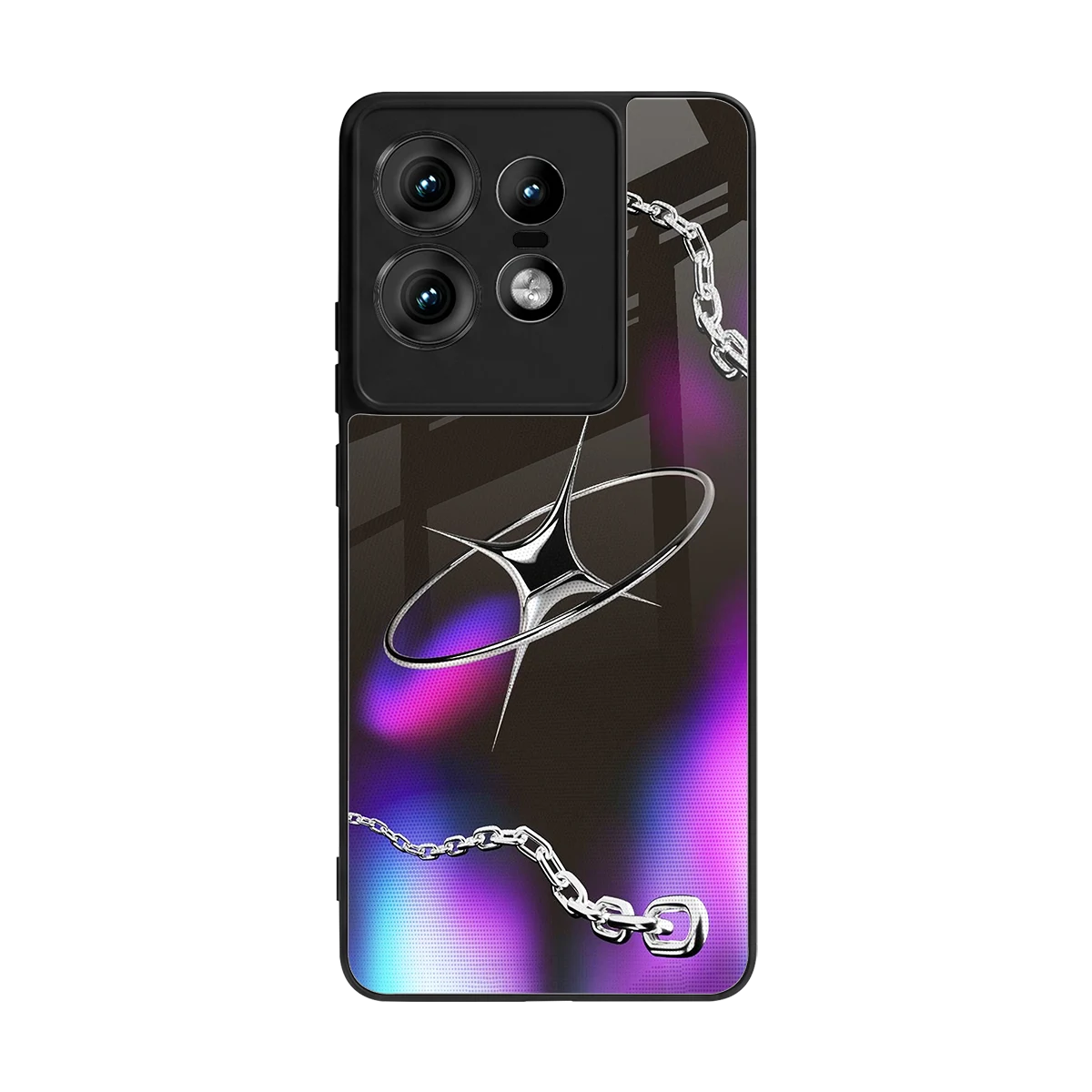 Star Luxe back phone cover | glass case for motorola edge 50 pro