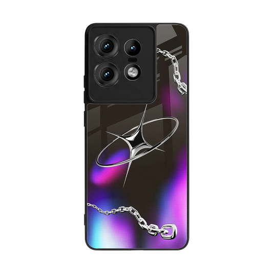 Star Luxe back phone cover | glass case for motorola edge 50 pro