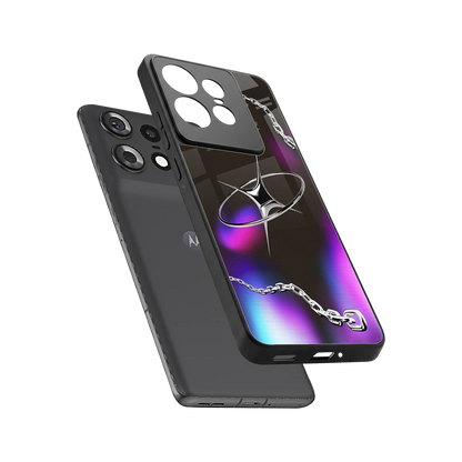 Star Luxe sleek motorola edge 50 pro cover with tempered glass back and TPU edges