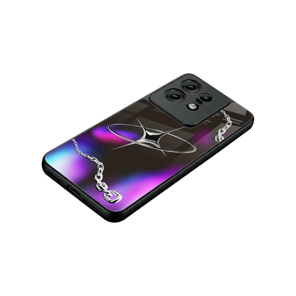 Star Luxe stylish phone case for motorola edge 50 pro | glossy glass and slim fit