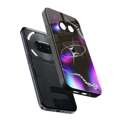 Star Luxe sleek nothing phone 2a cover with tempered glass back and TPU edges