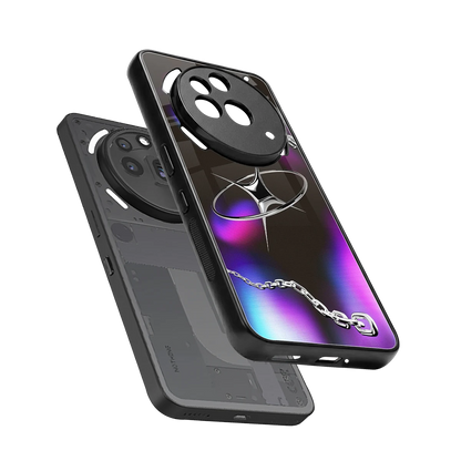 Star Luxe sleek nothing phone 3a pro cover with tempered glass back and TPU edges