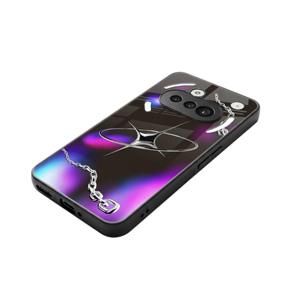 Star Luxe stylish phone case for nothing phone 3a | glossy glass and slim fit