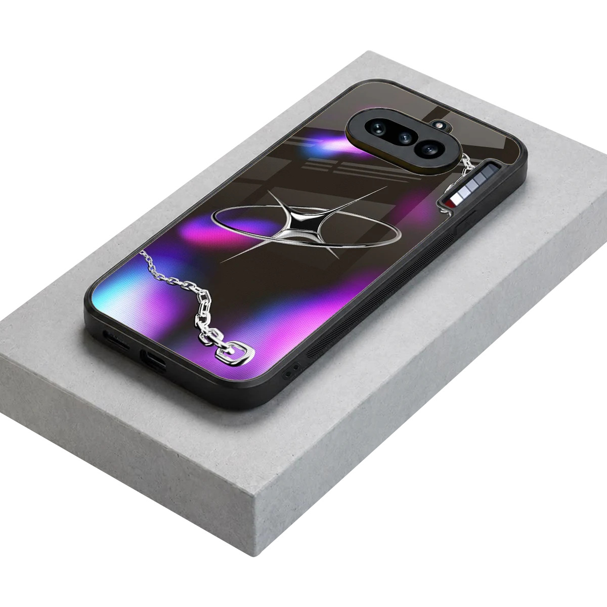 Star Luxe stylish phone case for nothing phone 4a | glossy glass and slim fit