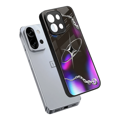 Star Luxe sleek oneplus 13s cover with tempered glass back and TPU edges
