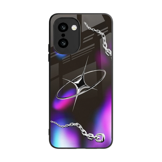 Star Luxe back phone cover | glass case for oneplus 15r
