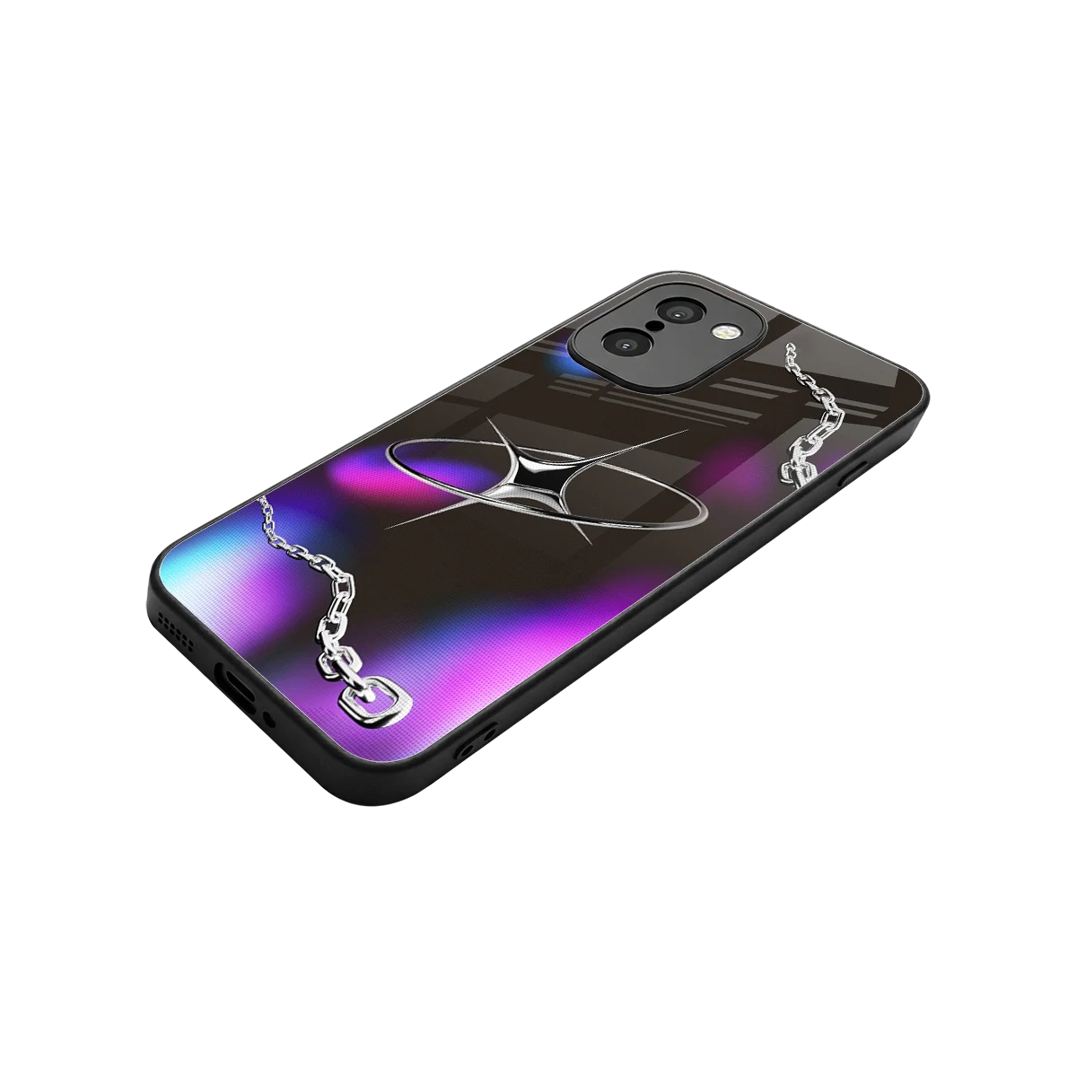 Star Luxe stylish phone case for oneplus 15r | glossy glass and slim fit