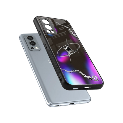 Star Luxe sleek oneplus nord 2 cover with tempered glass back and TPU edges