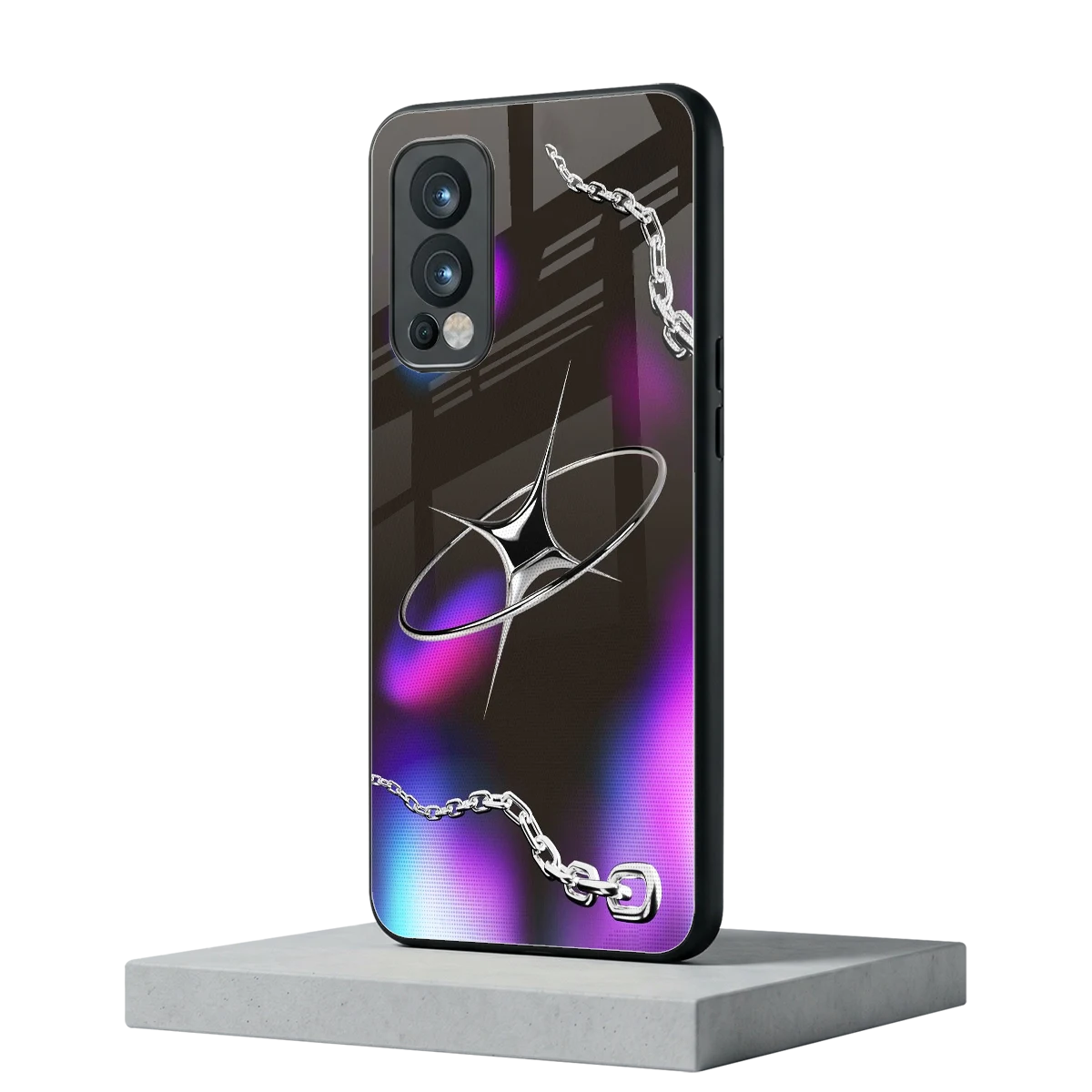 Star Luxe oneplus nord 2 mobile cover | shockproof glass phone case