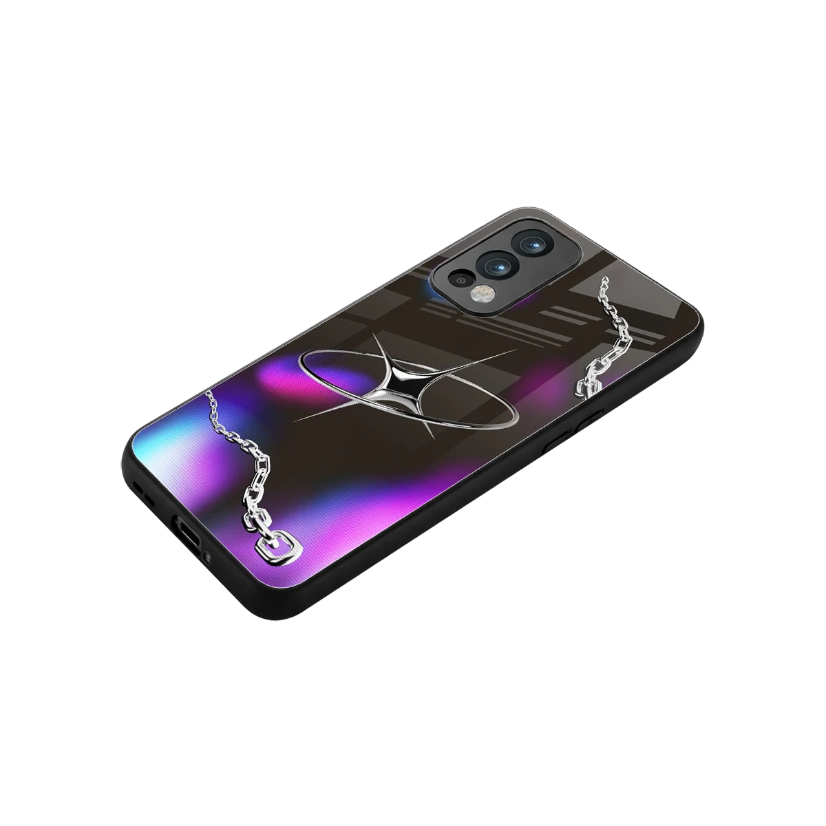 Star Luxe stylish phone case for oneplus nord 2 | glossy glass and slim fit