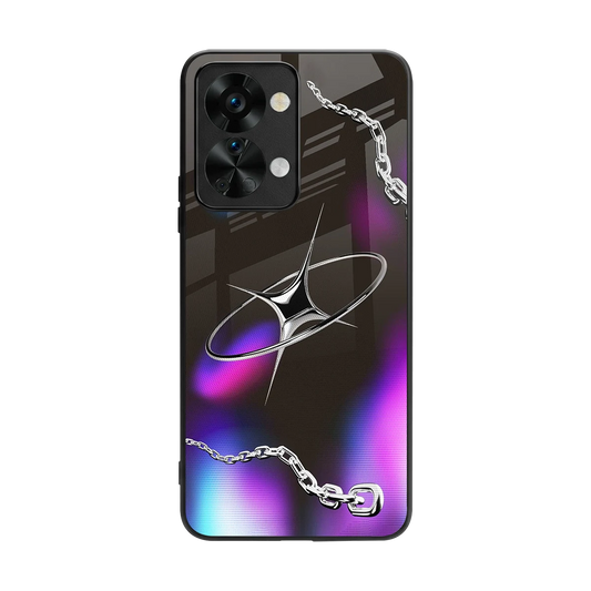 Star Luxe back phone cover | glass case for oneplus nord 2t