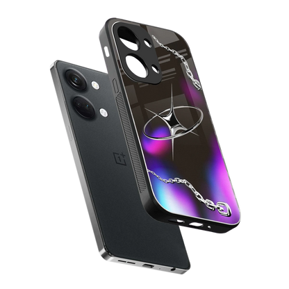 Star Luxe sleek oneplus nord 3 cover with tempered glass back and TPU edges