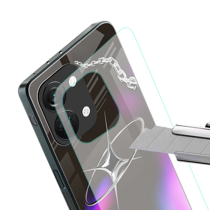Star Luxe stylish phone case for oneplus nord 3 | glossy glass and slim fit