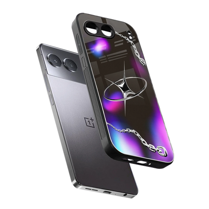 Star Luxe sleek oneplus nord 4 cover with tempered glass back and TPU edges