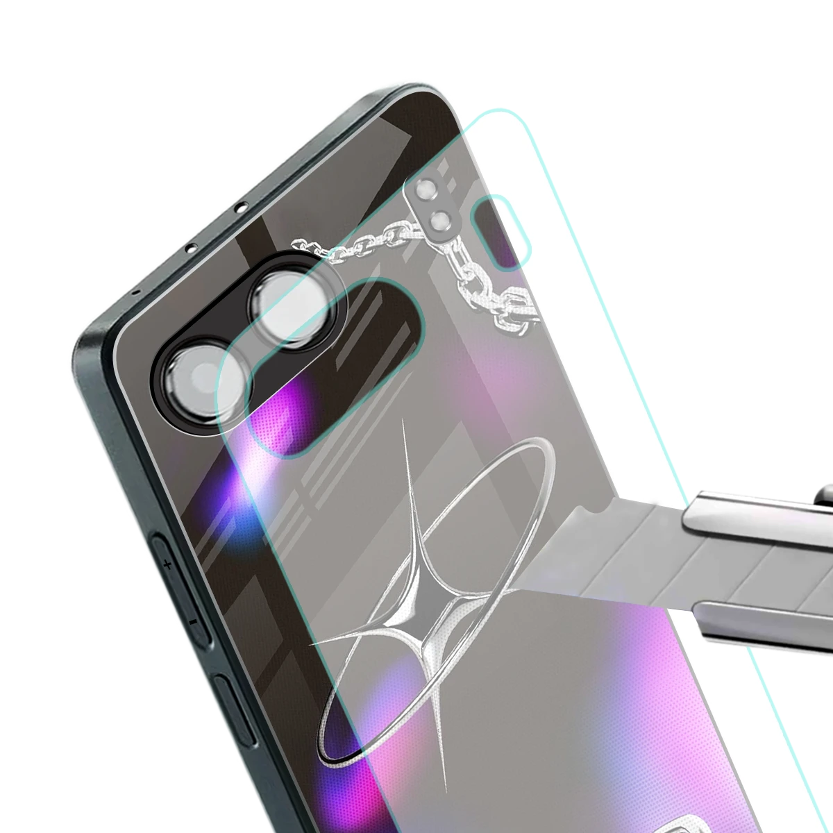 Star Luxe stylish phone case for oneplus nord 4 | glossy glass and slim fit