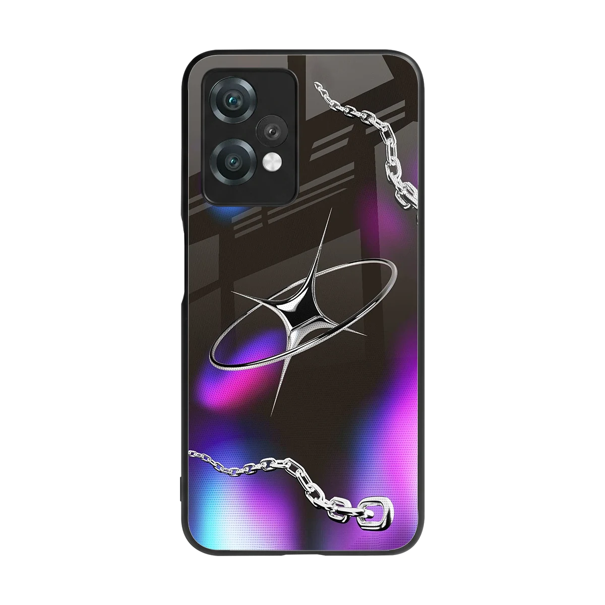 Star Luxe back phone cover | glass case for oneplus nord ce 2 lite