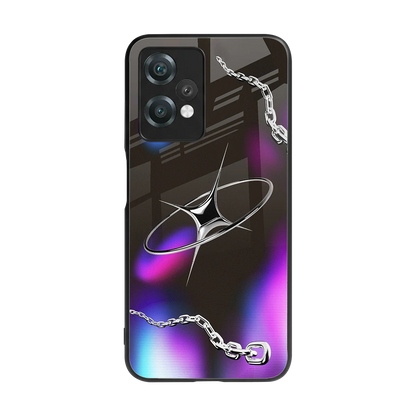 Star Luxe back phone cover | glass case for oneplus nord ce 2 lite