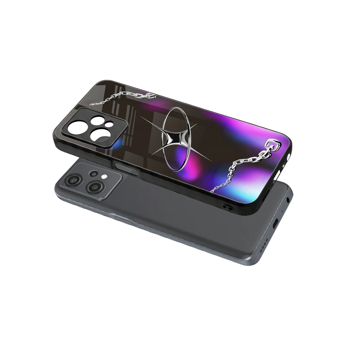 Star Luxe sleek oneplus nord ce 2 lite cover with tempered glass back and TPU edges