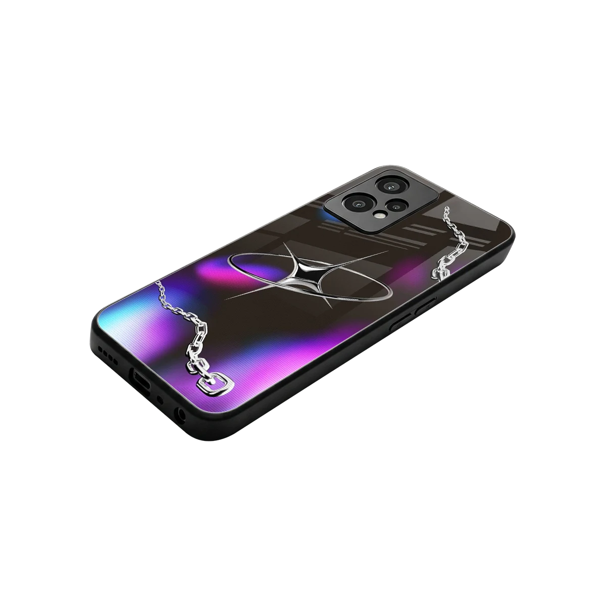 Star Luxe stylish phone case for oneplus nord ce 2 lite | glossy glass and slim fit