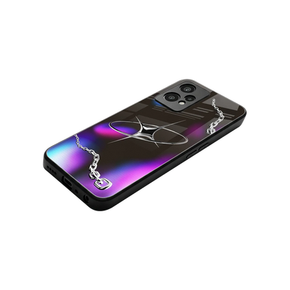 Star Luxe stylish phone case for oneplus nord ce 2 lite | glossy glass and slim fit