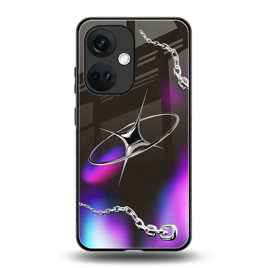 Star Luxe back phone cover | glass case for oneplus nord ce 3