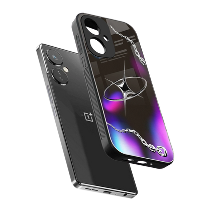 Star Luxe sleek oneplus nord ce 3 cover with tempered glass back and TPU edges
